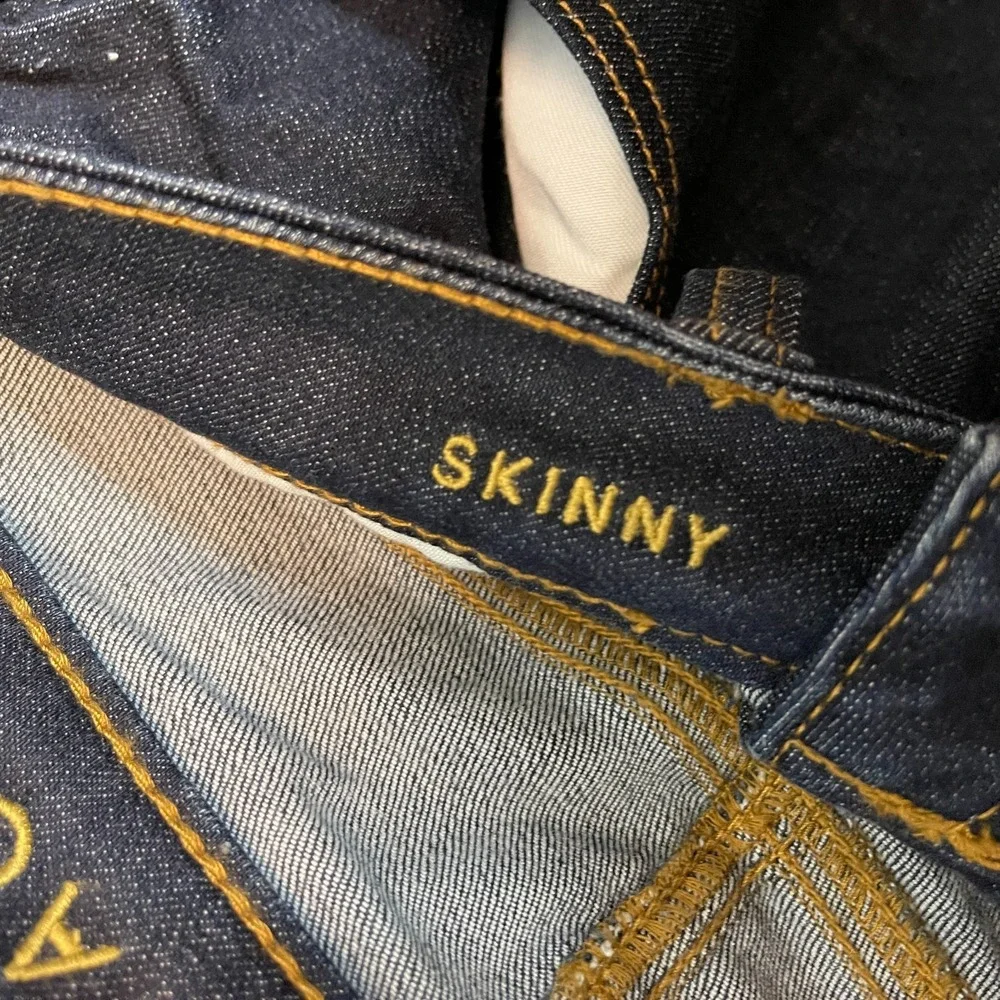 American Eagle Men 32x36 Preppy City Low Rise Skinny Indigo Wash Stretch Jean